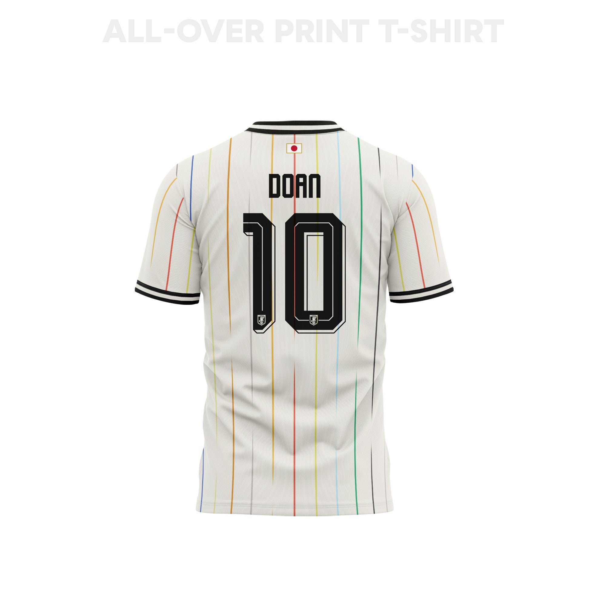 Ritsu Doan 10 Japan 2026 Away 3D T-Shirt Fully Printed – Unisex, White