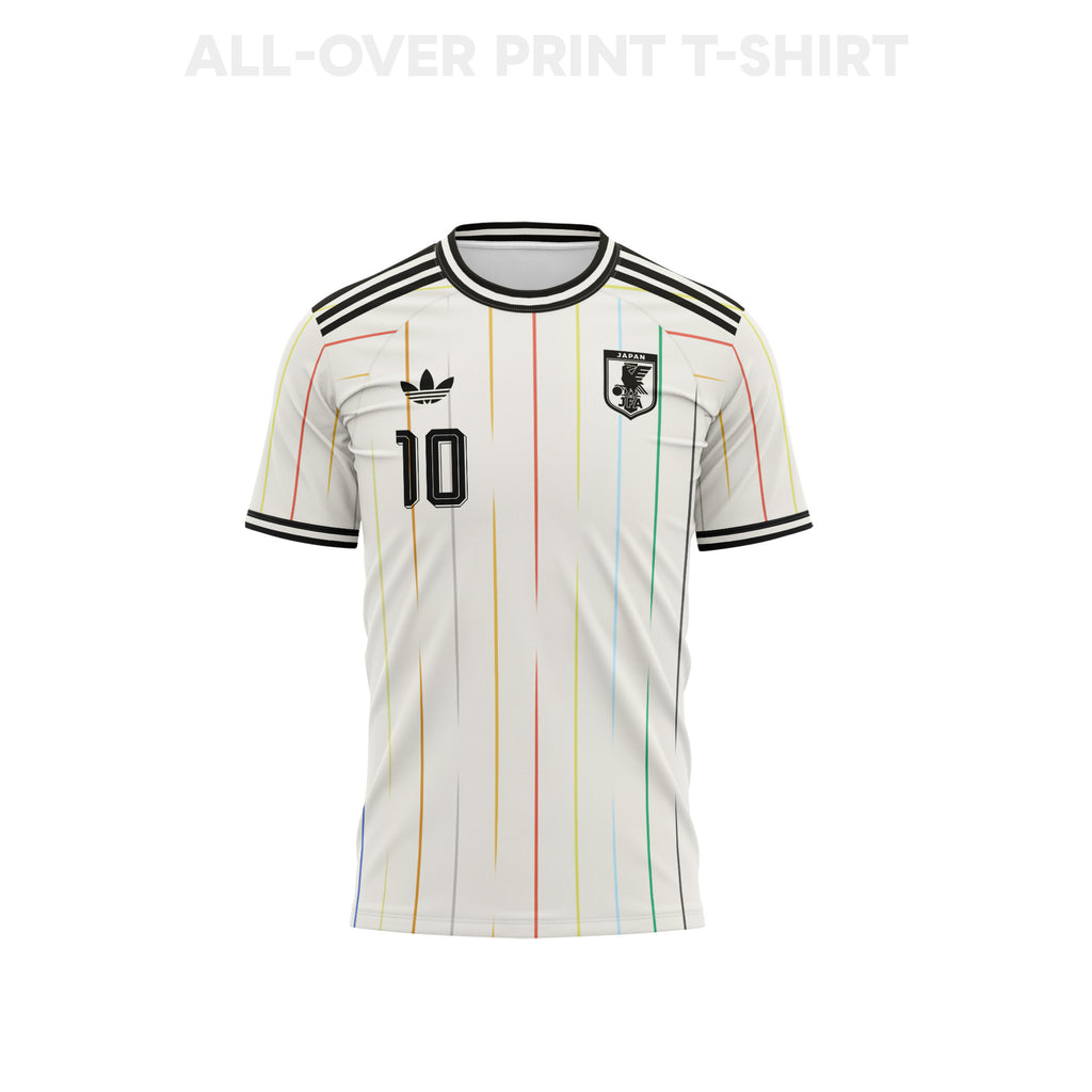 Ritsu Doan 10 Japan 2026 Away 3D T-Shirt Fully Printed – Unisex, White