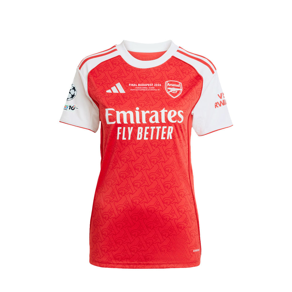 Noni Madueke 20 Arsenal 25/26 Final Match Details Edition Home Jersey - Women, Red