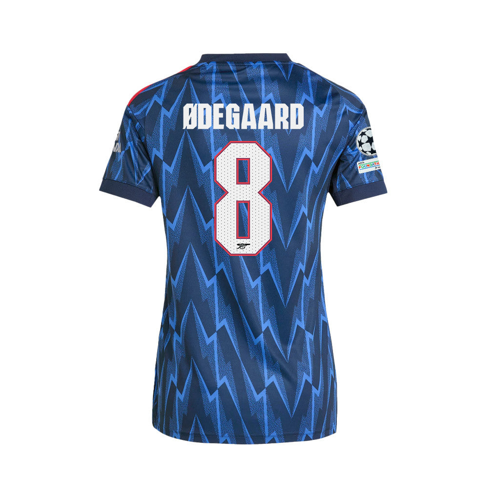 Martin Ødegaard 8 Arsenal 25/26 Final Match Details Edition Away Jersey - Women, Navy