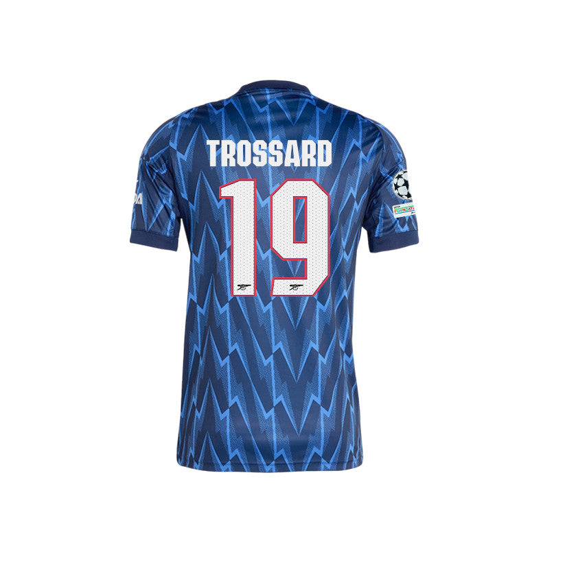 Leandro Trossard 19 Arsenal 25/26 Away Jersey – Final Match Details Edition, Navy