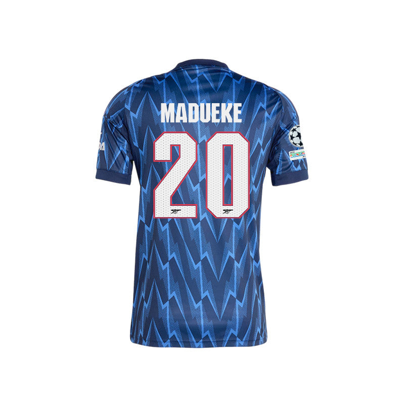 Noni Madueke 20 Arsenal 25/26 Away Jersey – Final Match Details Edition, Navy