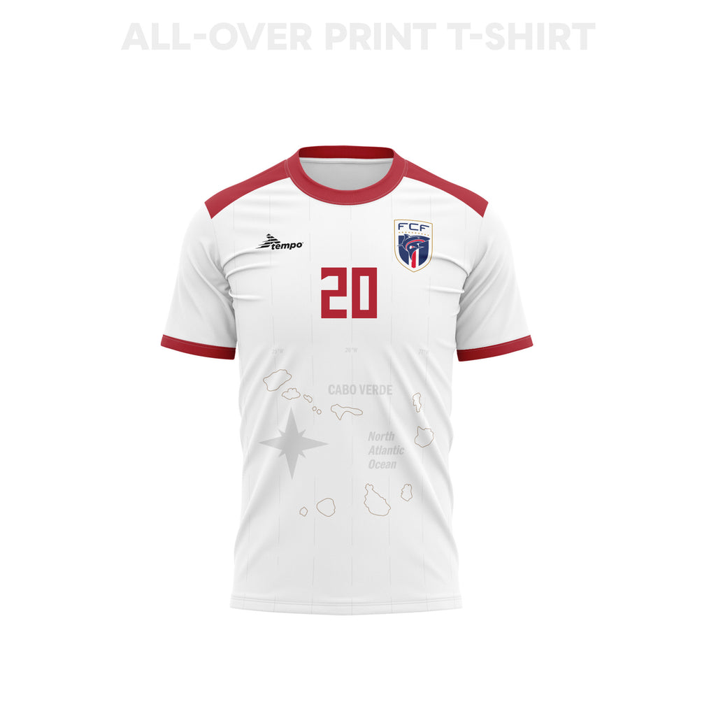 Ryan Mendes 20 Cape Verde 2026 Youth Away 3D T-shirt Fully Printed – White