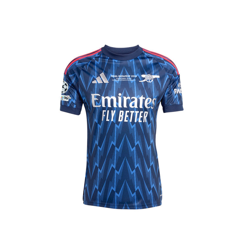 Myles Lewis-Skelly 49 Arsenal 25/26 Away Jersey – Final Match Details Edition, Navy