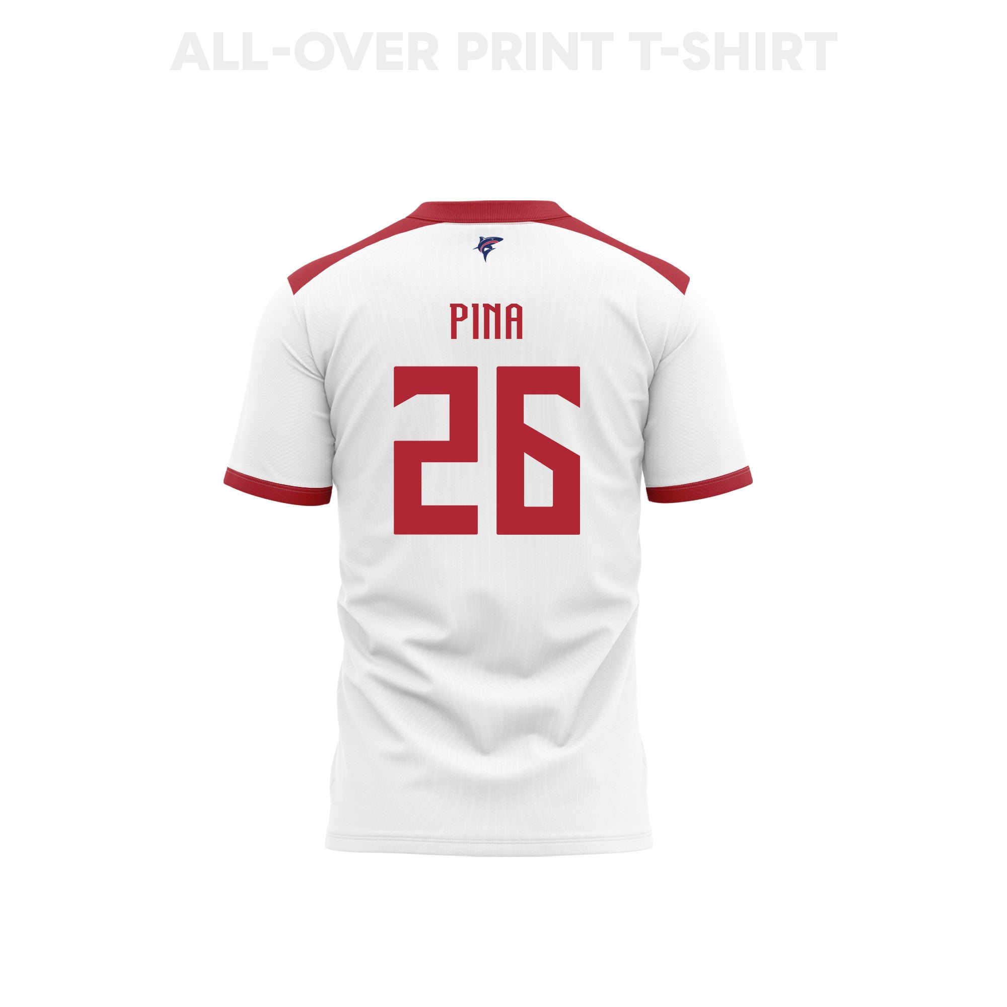 Kevin Pina 26 Cape Verde 2026 Youth Away 3D T-shirt Fully Printed – White