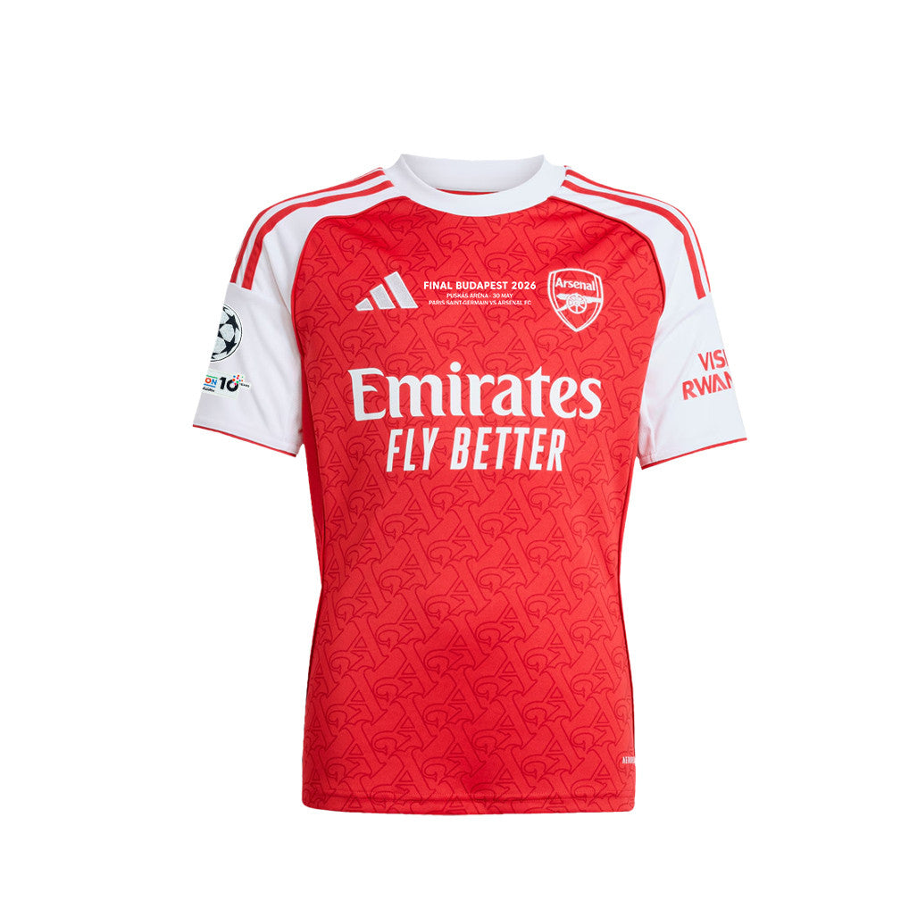 Martin Zubimendi 36 Arsenal 2025/26 Final Match Detail Home Jersey – YOUTH, Red