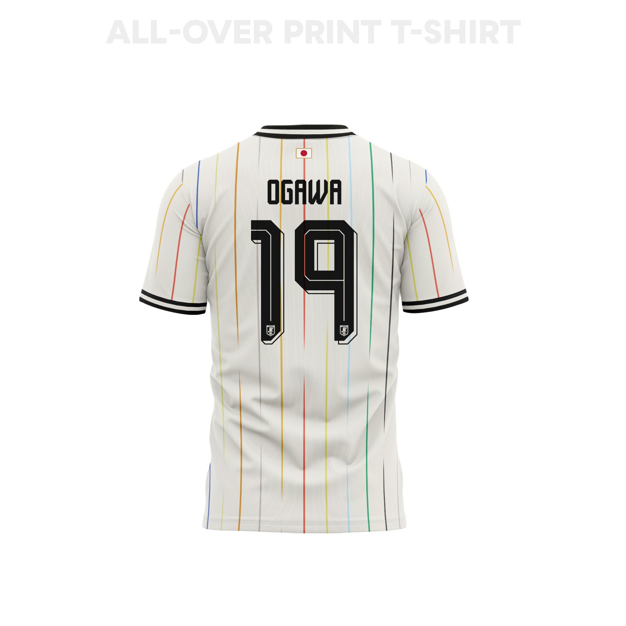 Koki Ogawa 19 Japan 2026 Away 3D T-Shirt Fully Printed – Unisex, White