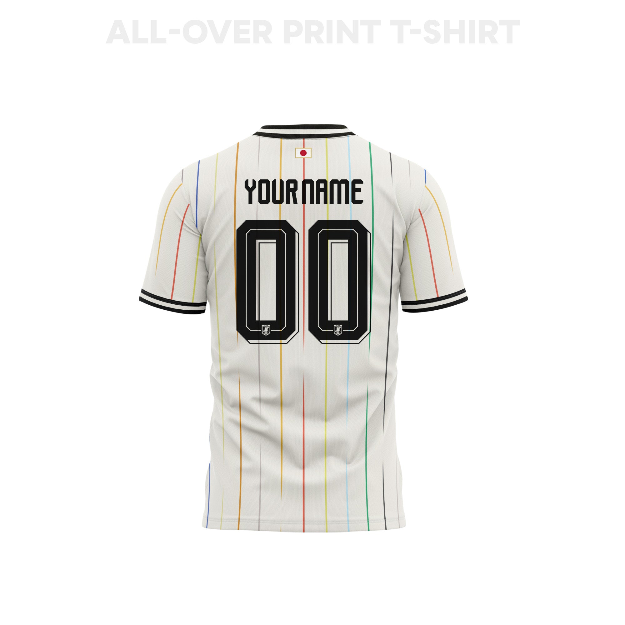 Japan 2026 Away 3D T-Shirt Fully Printed – Personalized – Unisex, White