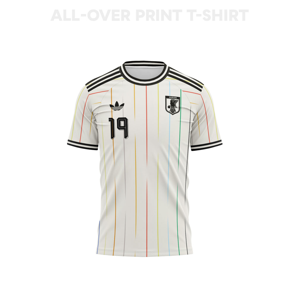 Koki Ogawa 19 Japan 2026 Youth Away 3D T-shirt Fully Printed – White