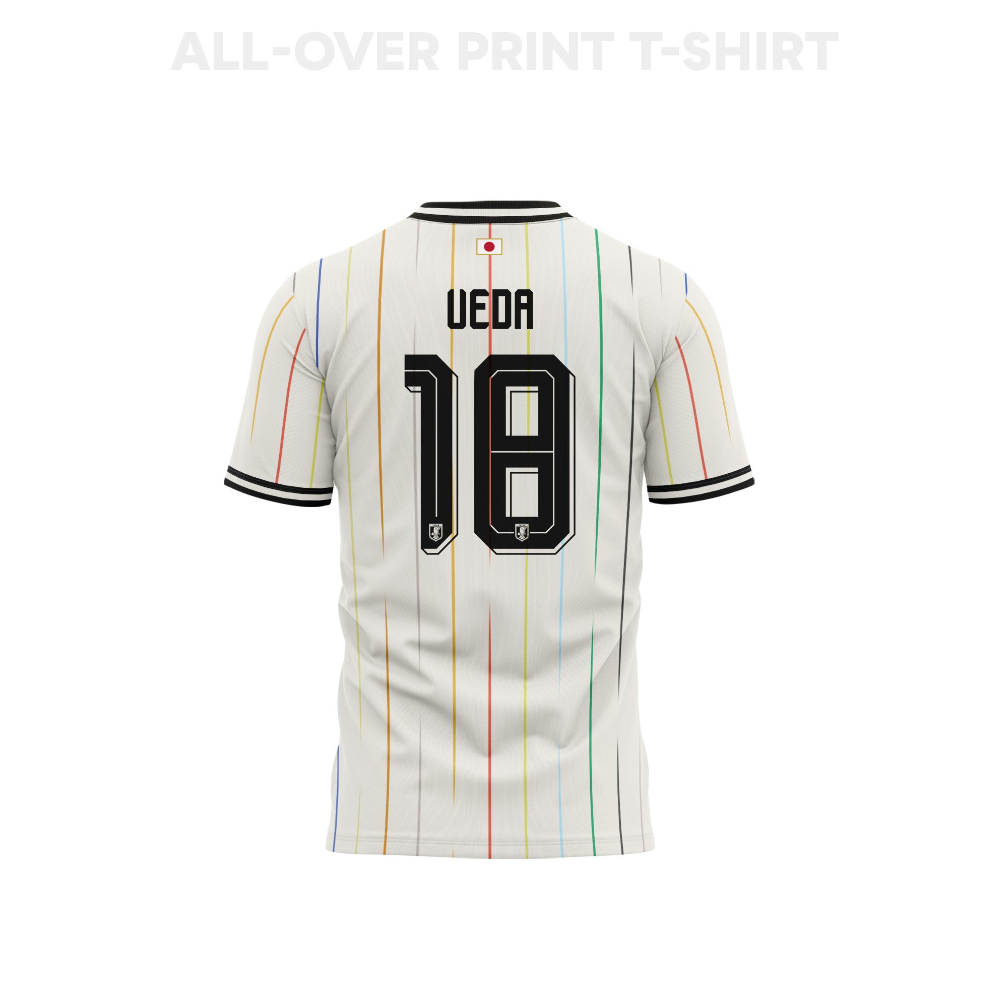 Ayase Ueda 18 Japan 2026 Youth Away 3D T-shirt Fully Printed – White