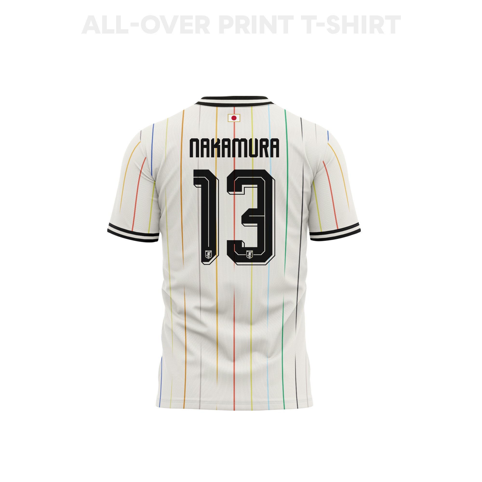 Keito Nakamura 13 Japan 2026 Youth Away 3D T-shirt Fully Printed – White