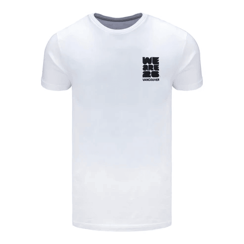 Vancouver FIFA World Cup 2026 Retro Logo Graphic T-Shirt - White