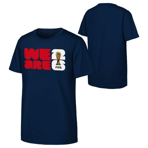 We Are' 26 Emblem World Cup 2026 T-Shirt Unisex - Navy