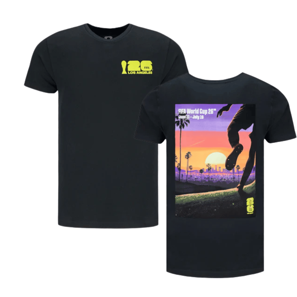 FIFA World Cup 2026 Los Angeles Poster Unisex T-Shirt - Black