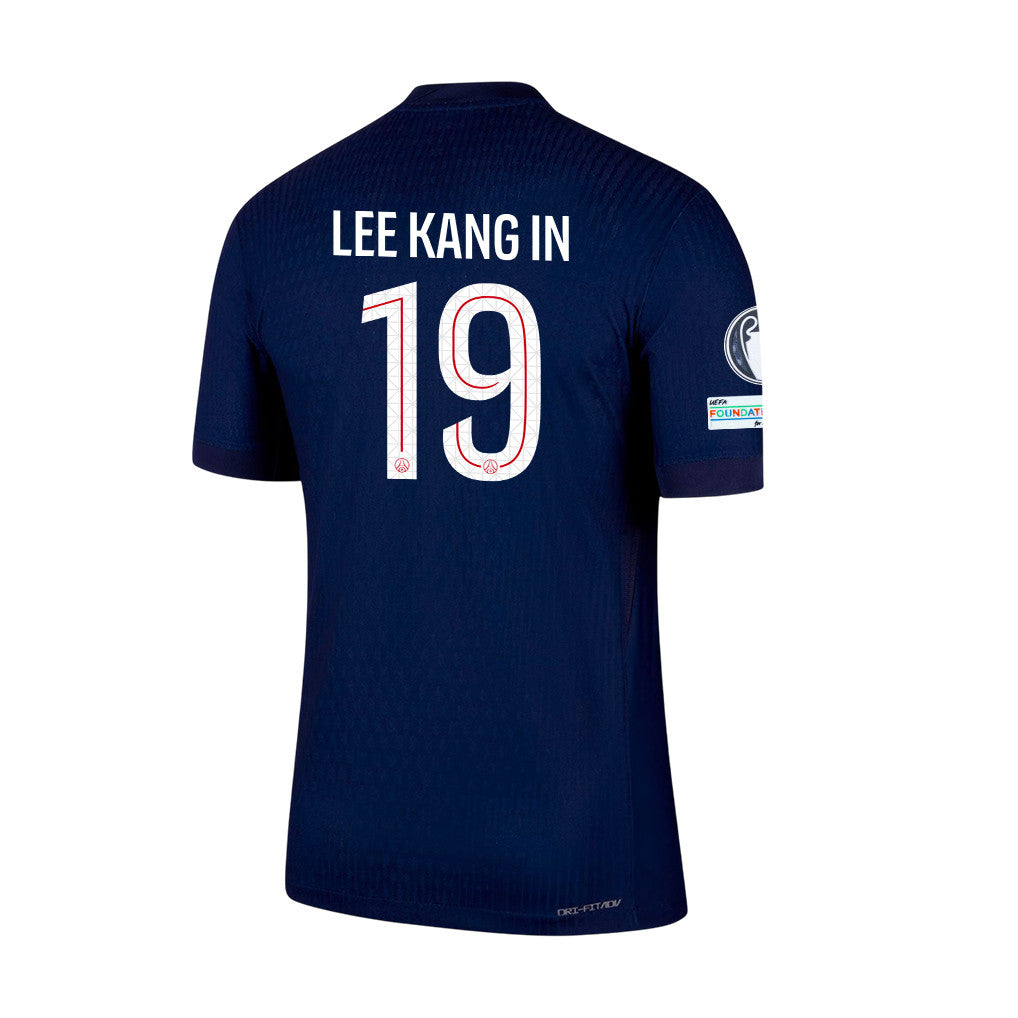 Kang-in Lee 19 Paris Saint-Germain 25/26 Final Match Detail Home Jersey – Men, Navy