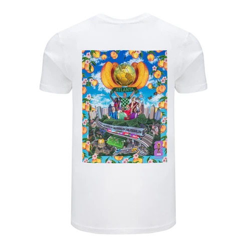 Atlanta Poster FIFA World Cup 2026 Unisex T-Shirt - White