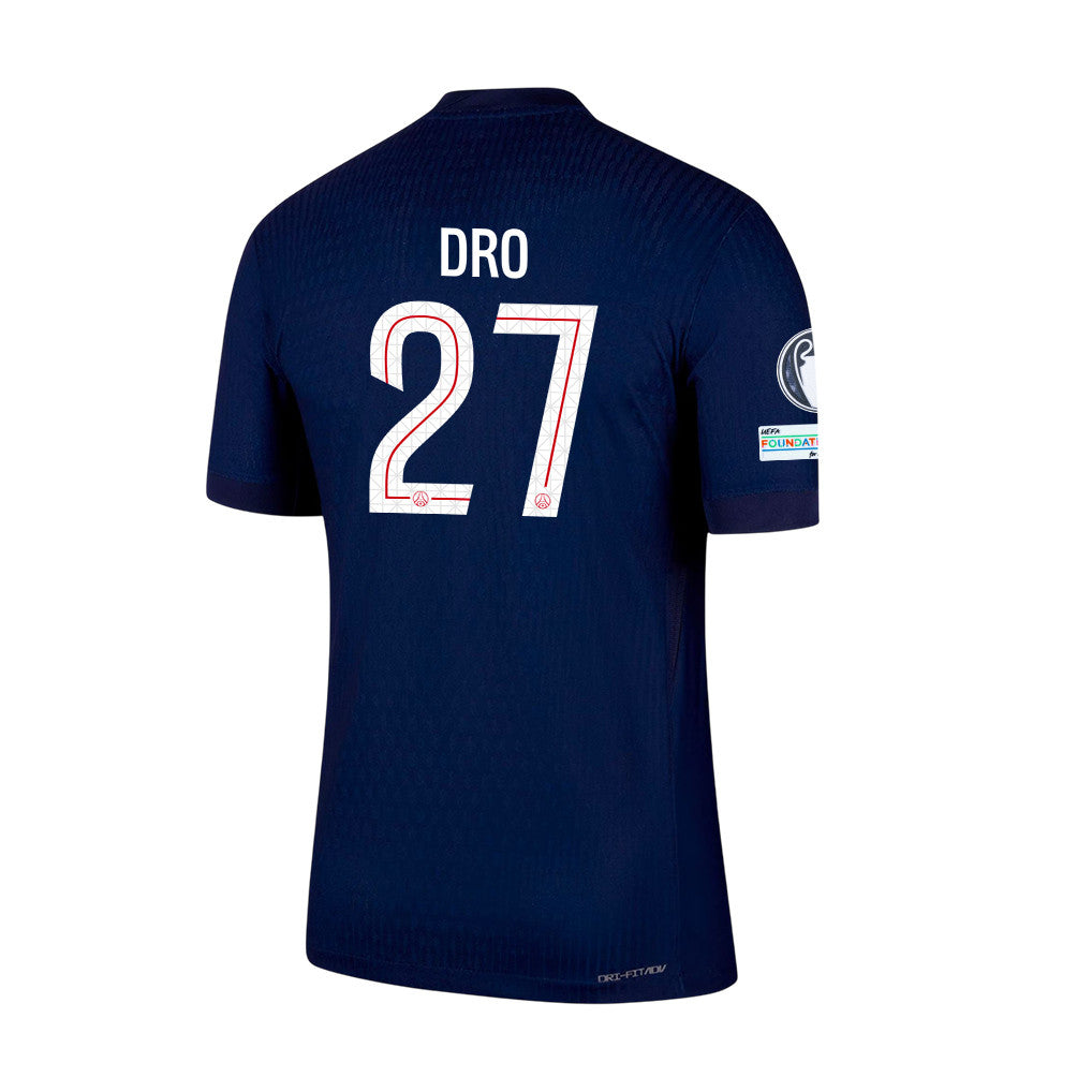 Dro Fernández 27 Paris Saint-Germain 25/26 Final Match Detail Home Jersey – Men, Navy