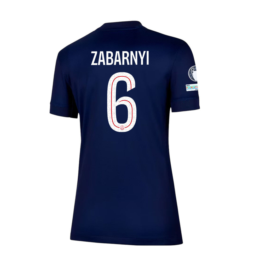 Illia Zabarnyi 6 Paris Saint-Germain 25/26 Final Match Details Edition Home Jersey - Women, Navy