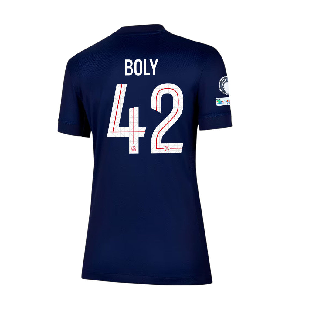 David Boly 42 Paris Saint-Germain 25/26 Final Match Details Edition Home Jersey - Women, Navy
