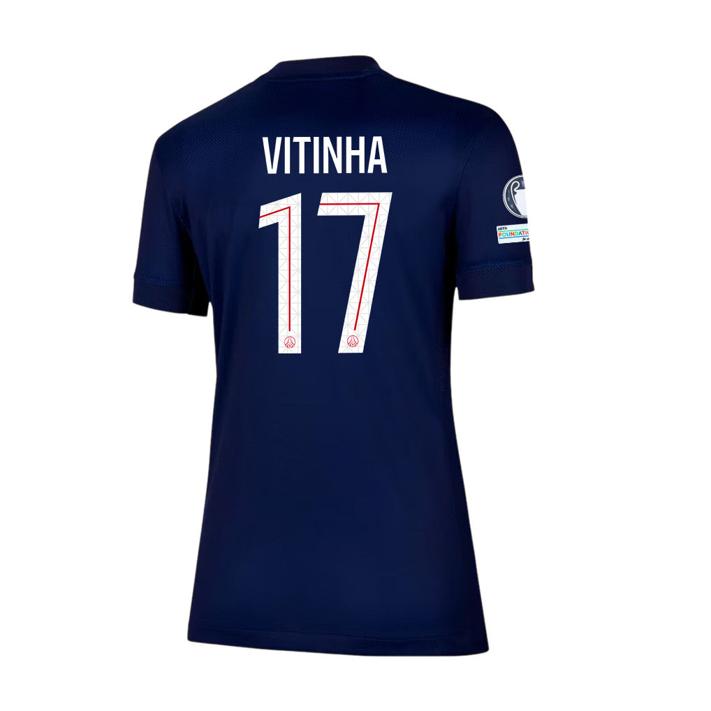 Vitinha 17 Paris Saint-Germain 25/26 Final Match Details Edition Home Jersey - Women, Navy