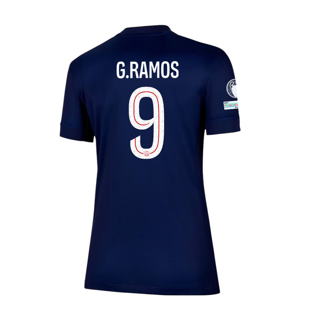 Gonçalo Ramos 9 Paris Saint-Germain 25/26 Final Match Details Edition Home Jersey - Women, Navy