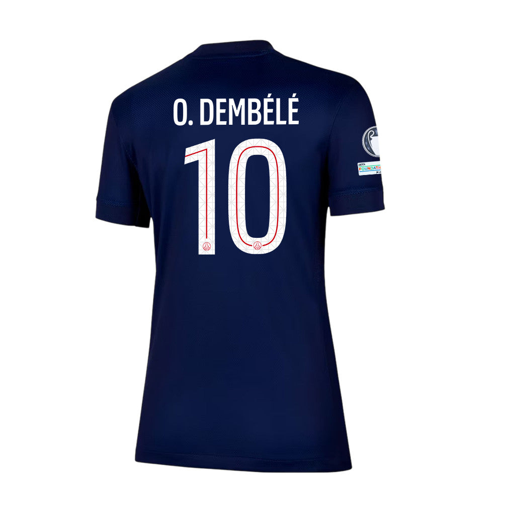 Ousmane Dembélé 10 Paris Saint-Germain 25/26 Final Match Details Edition Home Jersey - Women, Navy