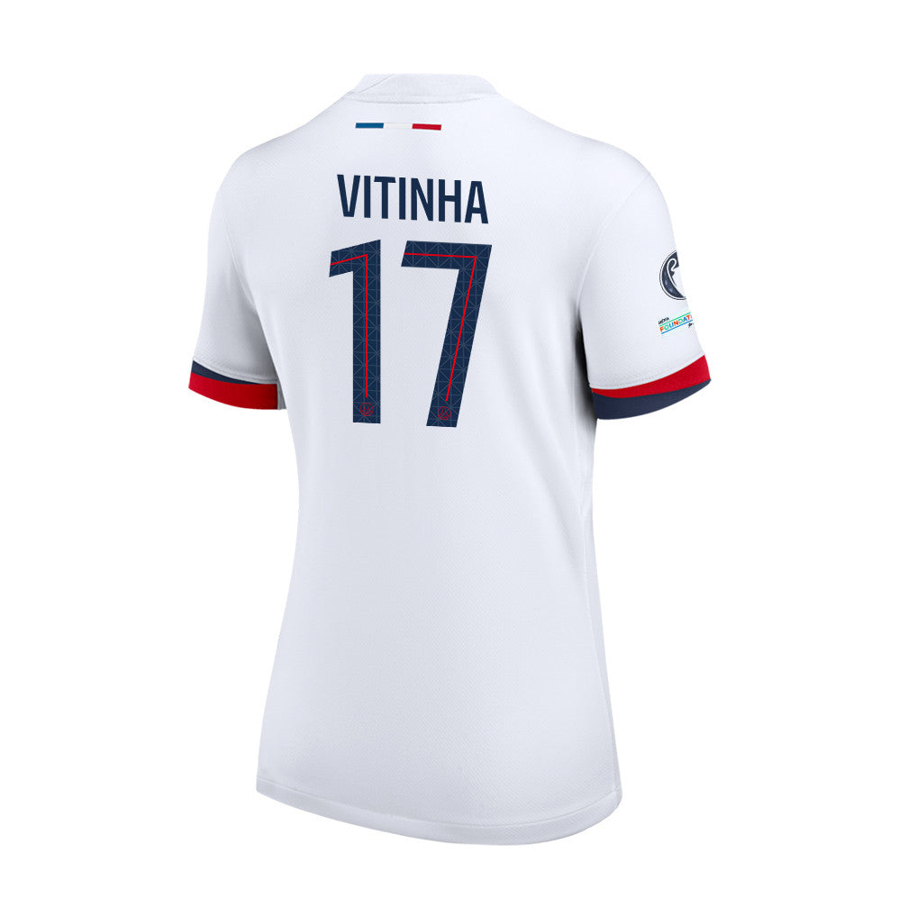 Vitinha 17 Paris Saint-Germain 25/26 Final Match Details Edition Away Jersey - Women, White