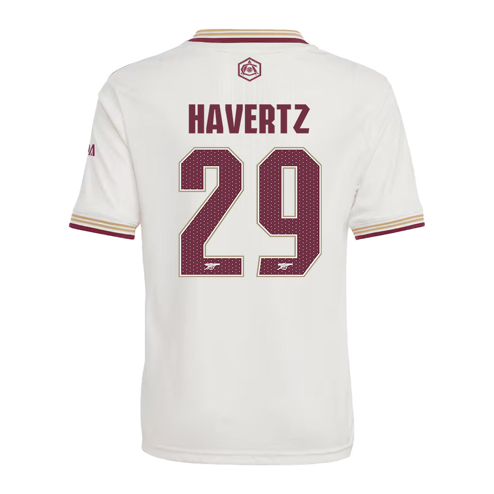 Kai Havertz 29 Arsenal 25/26 Third YOUTH Jersey - White