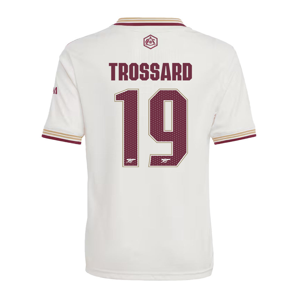 Leandro Trossard 19 Arsenal 25/26 Third YOUTH Jersey - White