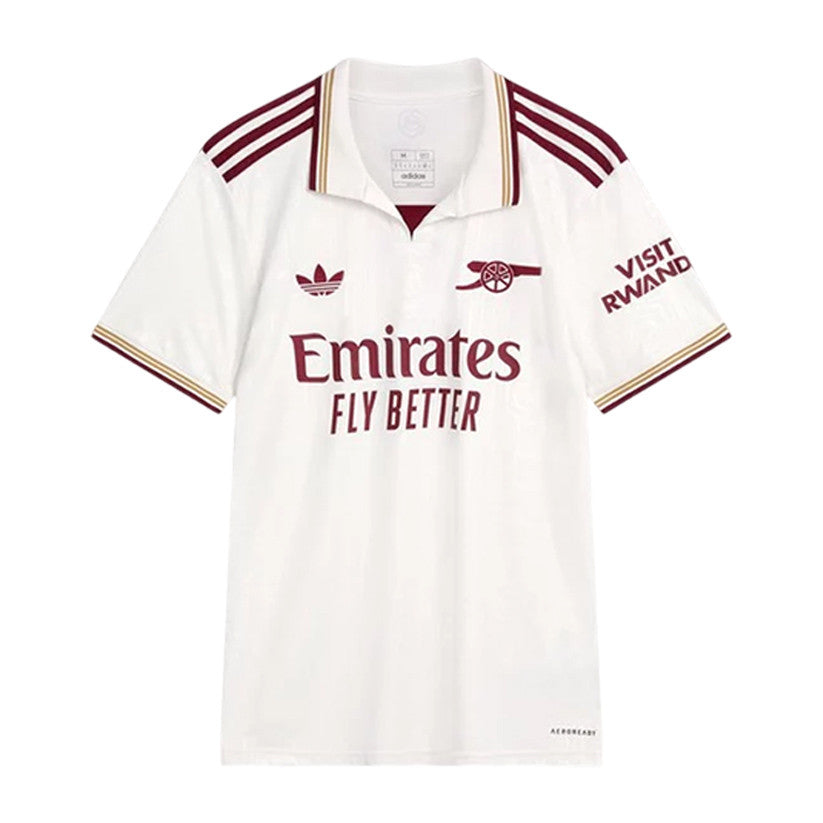Christian Nørgaard 16 Arsenal 25/26 Third Men Jersey - White