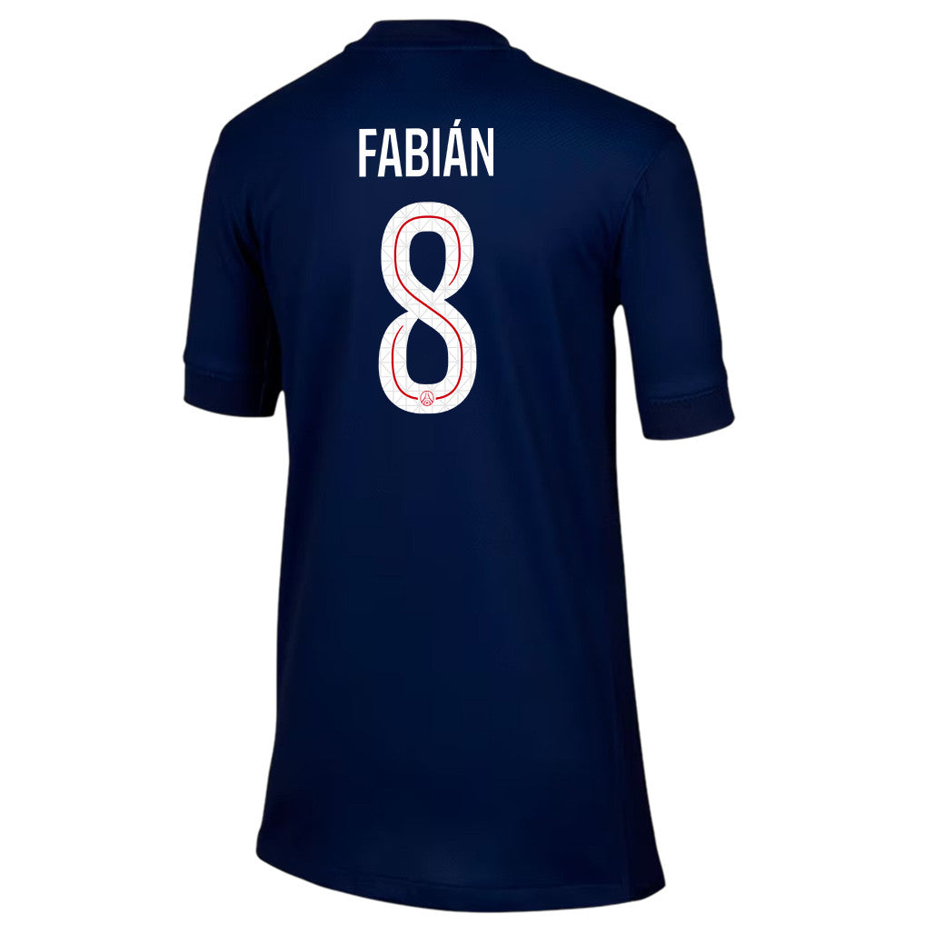 Fabián Ruiz 8 Paris Saint-Germain 25/26 Home YOUTH Jersey - Navy