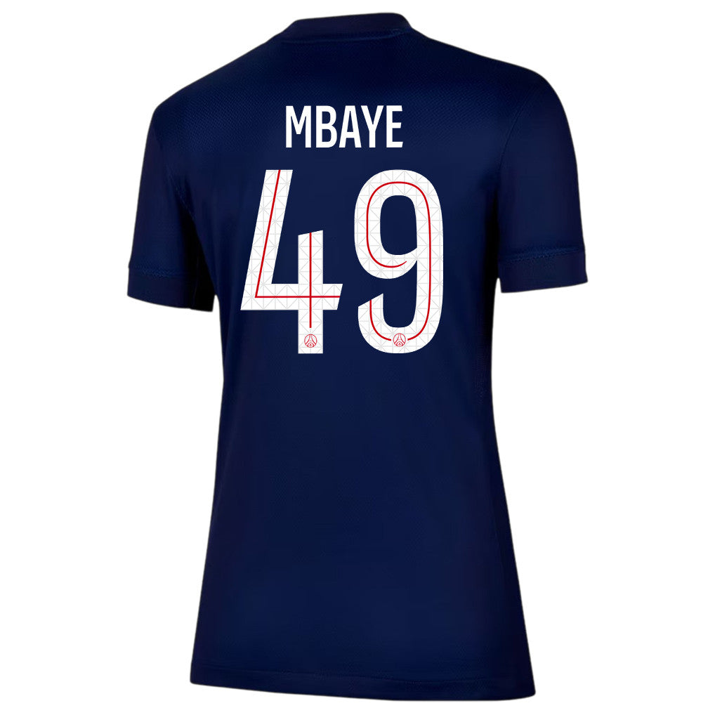Ibrahim Mbaye 49 Paris Saint-Germain 25/26 Home Women Jersey - Navy