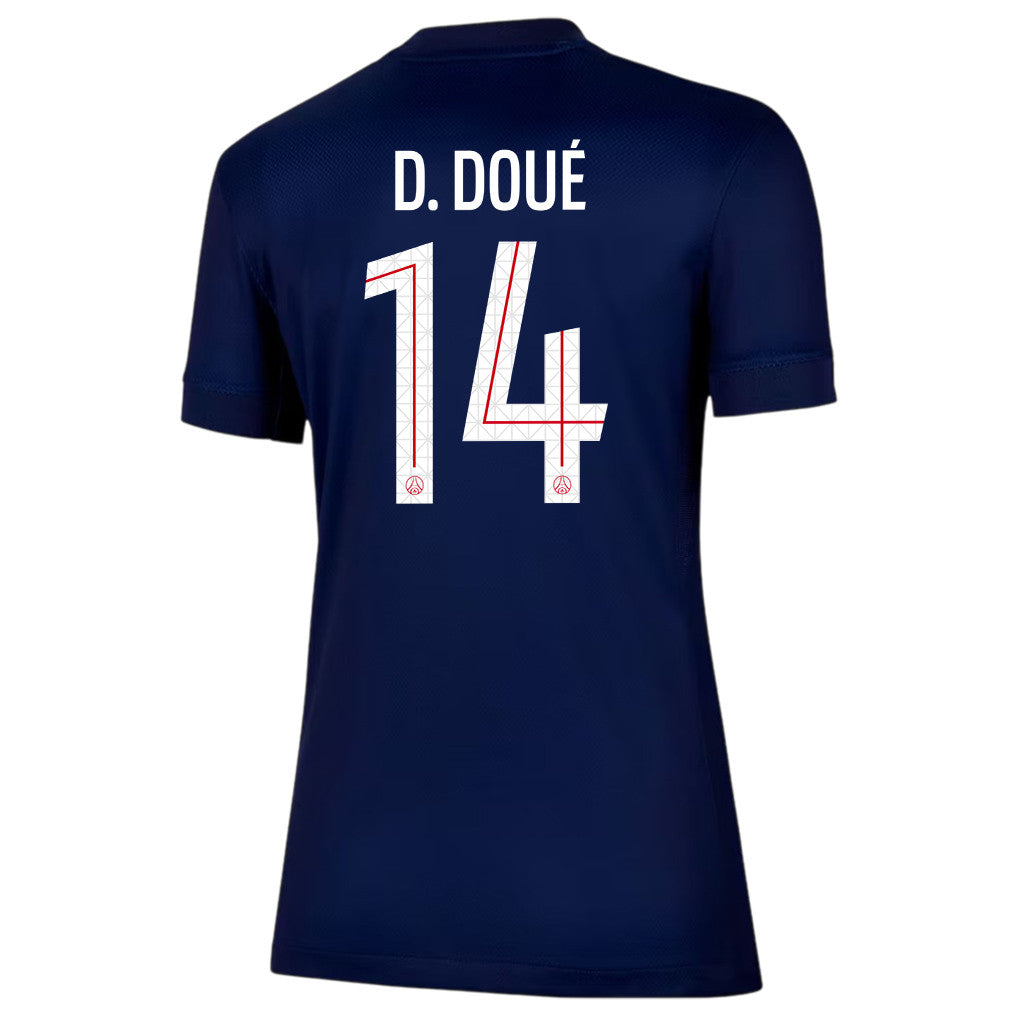Désiré Doué 14 Paris Saint-Germain 25/26 Home Women Jersey - Navy
