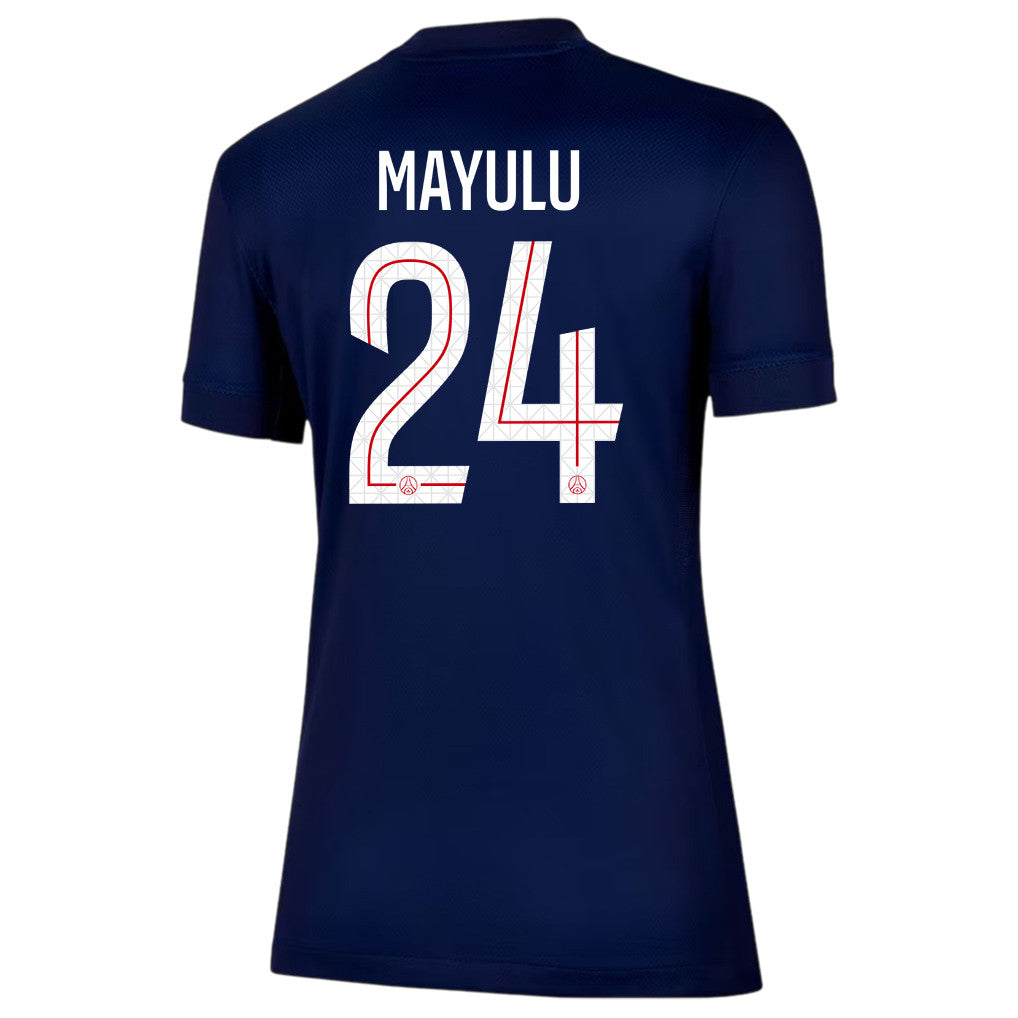 Senny Mayulu 24 Paris Saint-Germain 25/26 Home Women Jersey - Navy