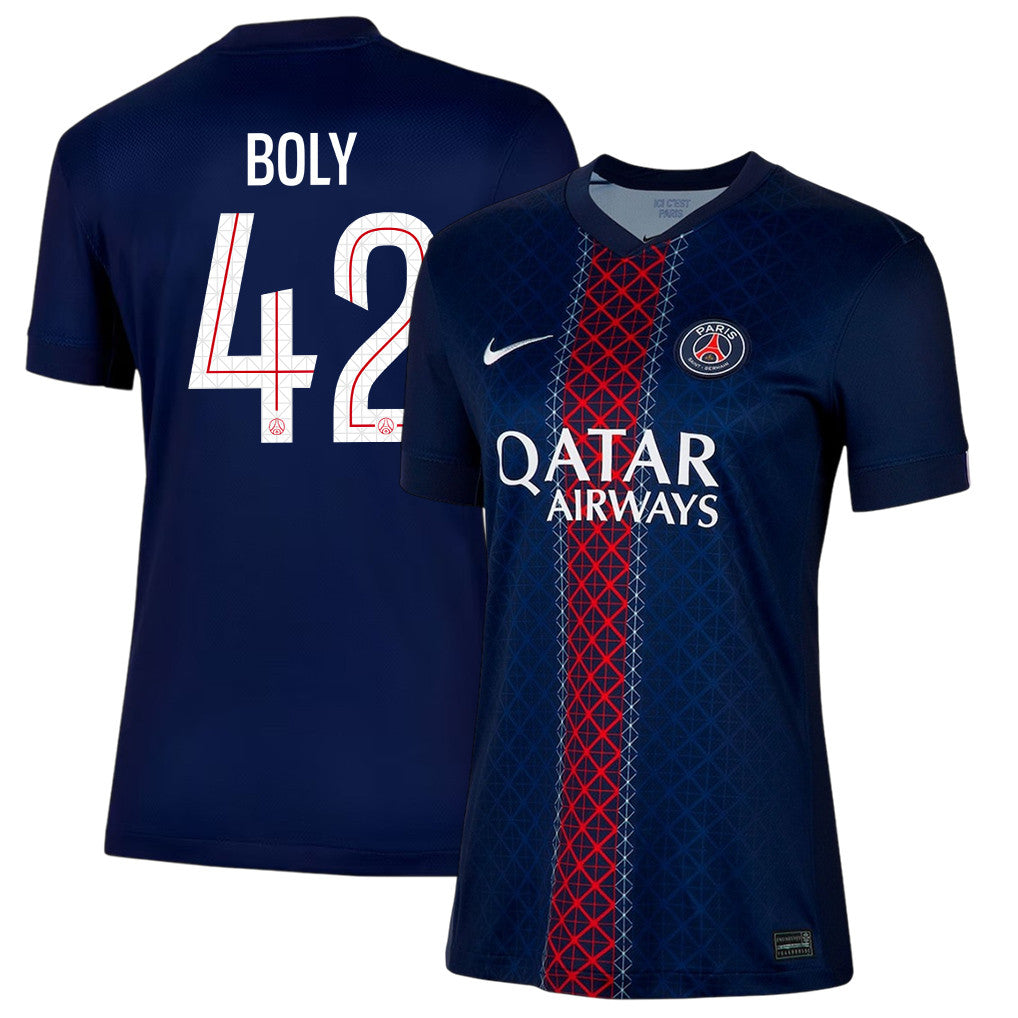 David Boly 42 Paris Saint-Germain 25/26 Home Women Jersey - Navy
