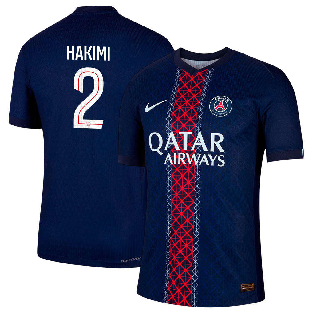 Achraf Hakimi 2 Paris Saint-Germain 25/26 Home Men Jersey - Navy