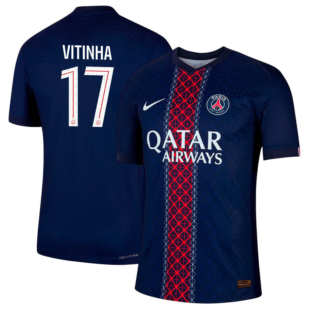 Vitinha 17 Paris Saint-Germain 25/26 Home Men Jersey - Navy