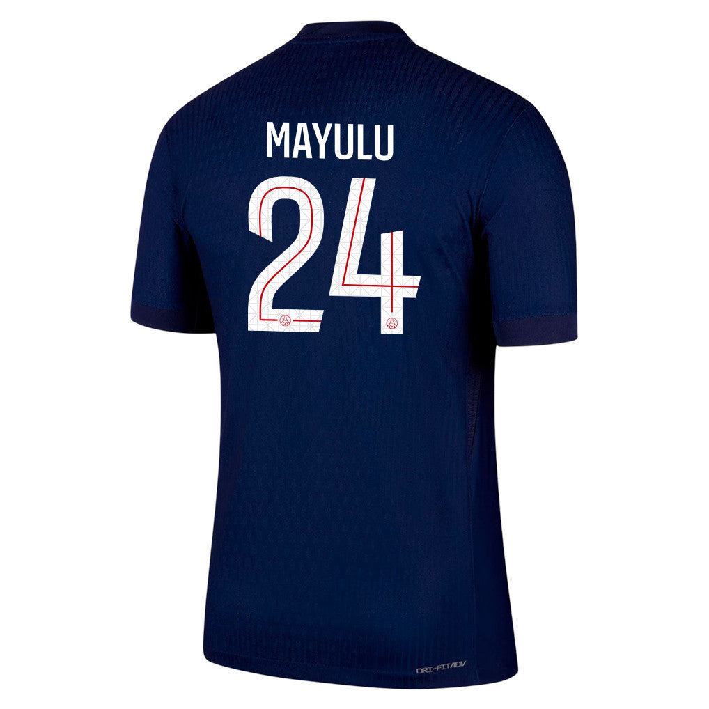 Senny Mayulu 24 Paris Saint-Germain 25/26 Home Men Jersey - Navy