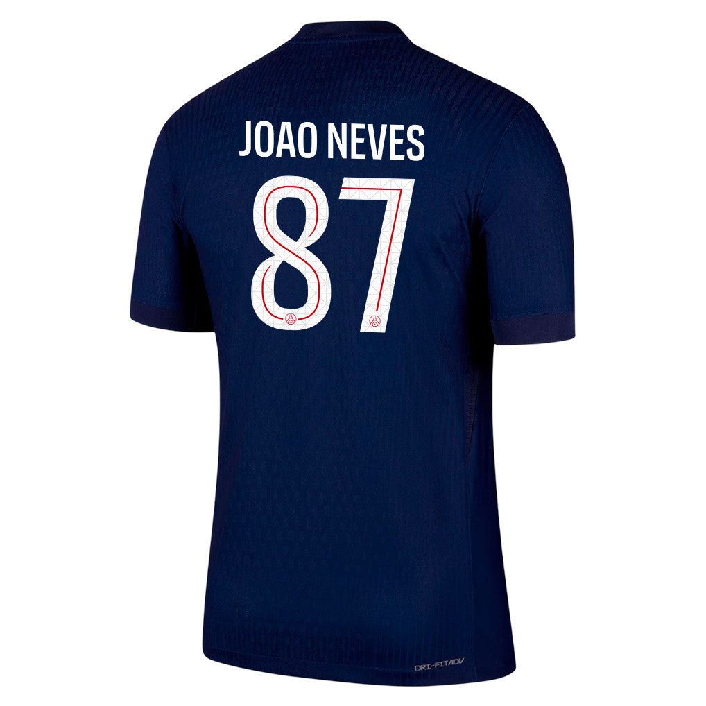 João Neves 87 Paris Saint-Germain 25/26 Home Men Jersey - Navy
