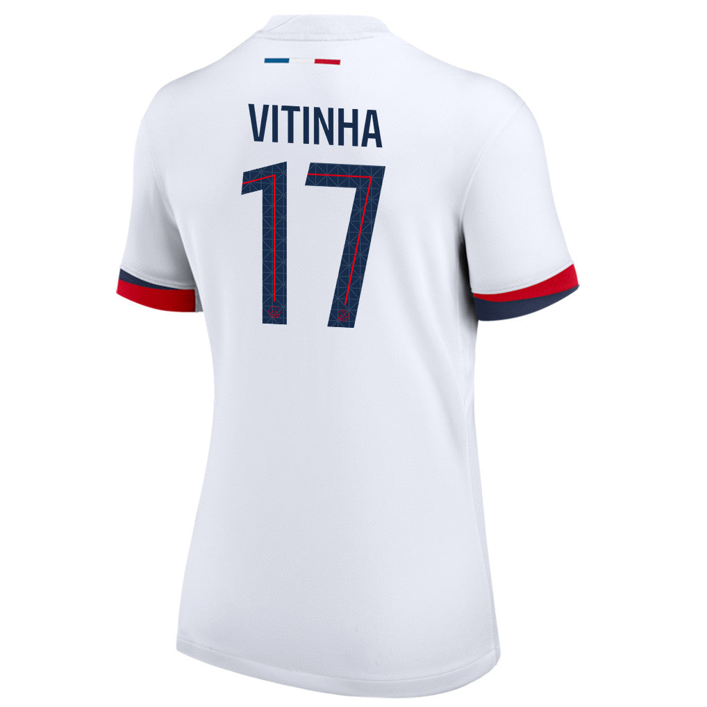 Vitinha 17 Paris Saint-Germain 25/26 Away Women Jersey - White