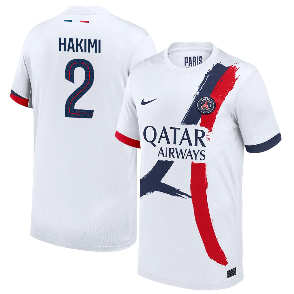 Achraf Hakimi 2 Paris Saint-Germain 25/26 Away YOUTH Jersey - White