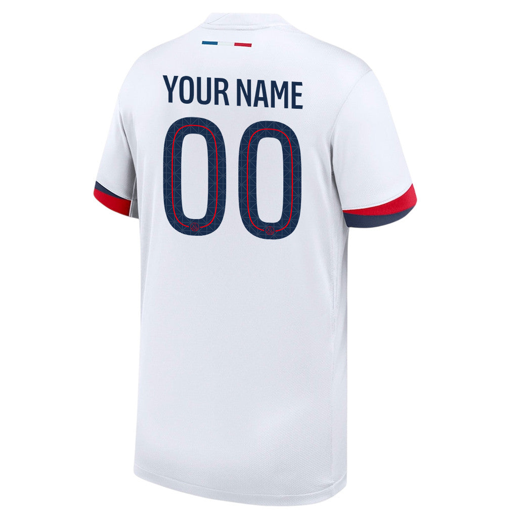 Paris Saint-Germain 25/26 Personalized Away YOUTH Jersey - White