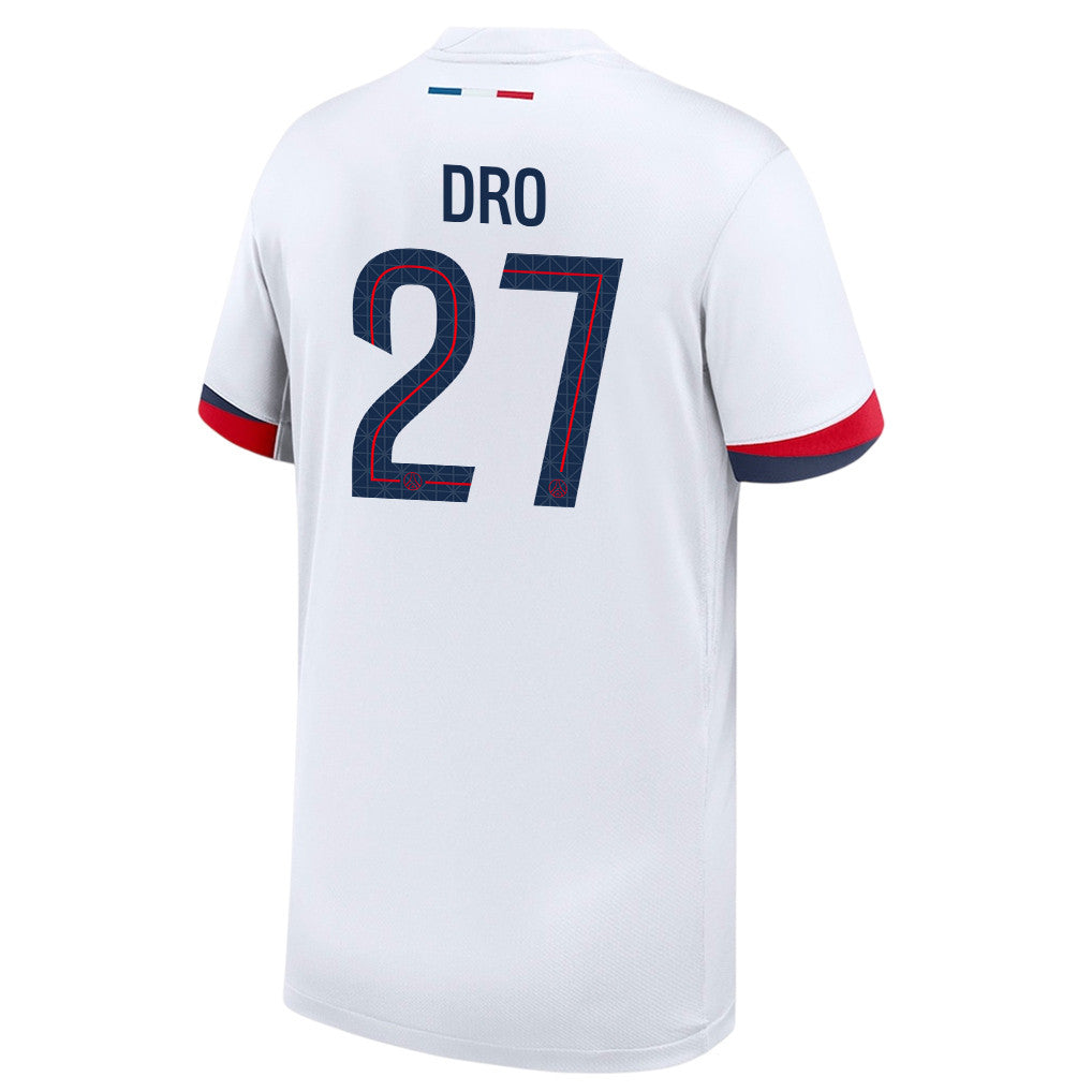 Dro Fernández 27 Paris Saint-Germain 25/26 Away YOUTH Jersey - White