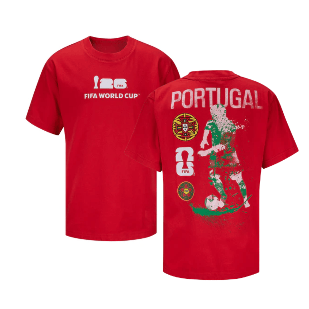 FIFA World Cup 2026 Portugal Rise and Strike T-Shirt - Red