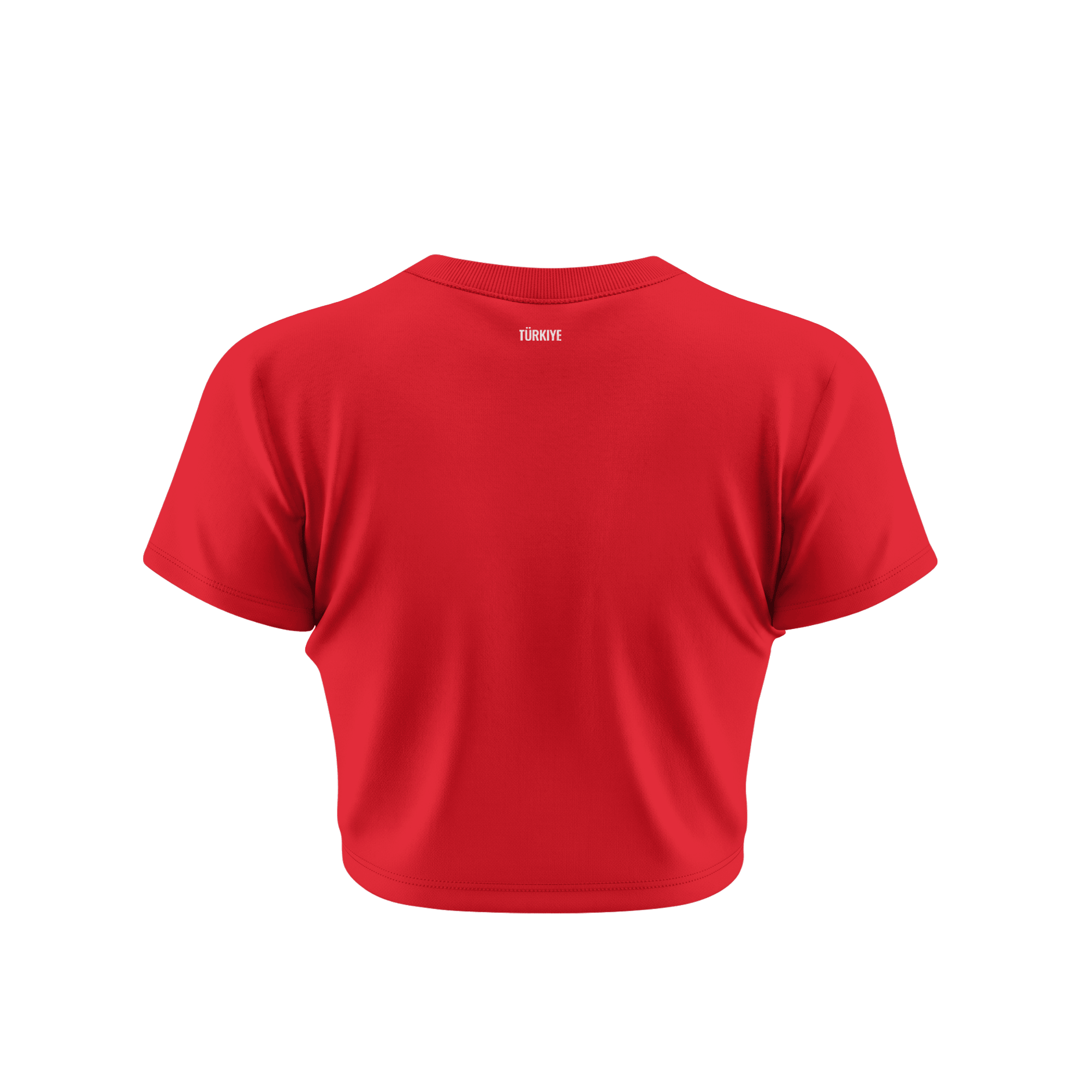 Turkey 2026 Women's Home All-Over Print Cropped Jersey - Red