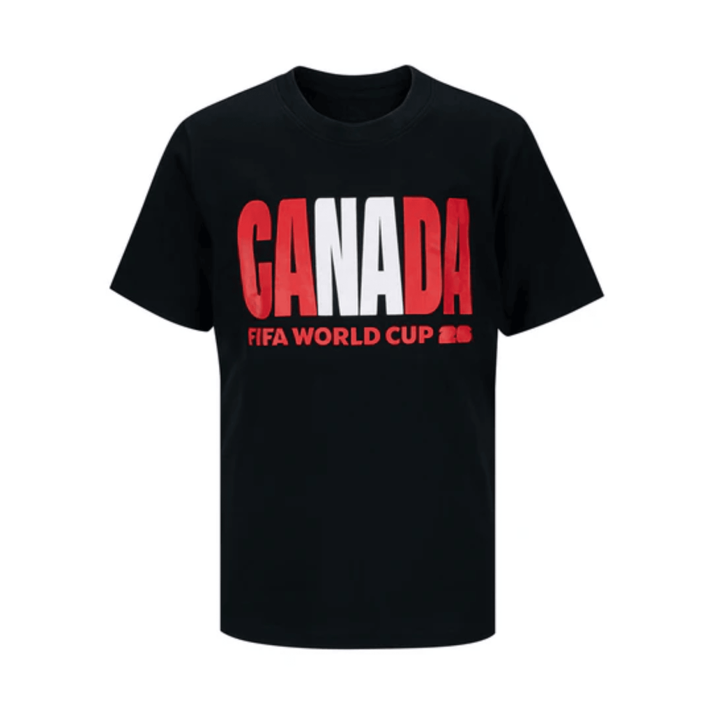 FIFA World Cup 2026 Canada Graphic Unisex T-Shirt - Black