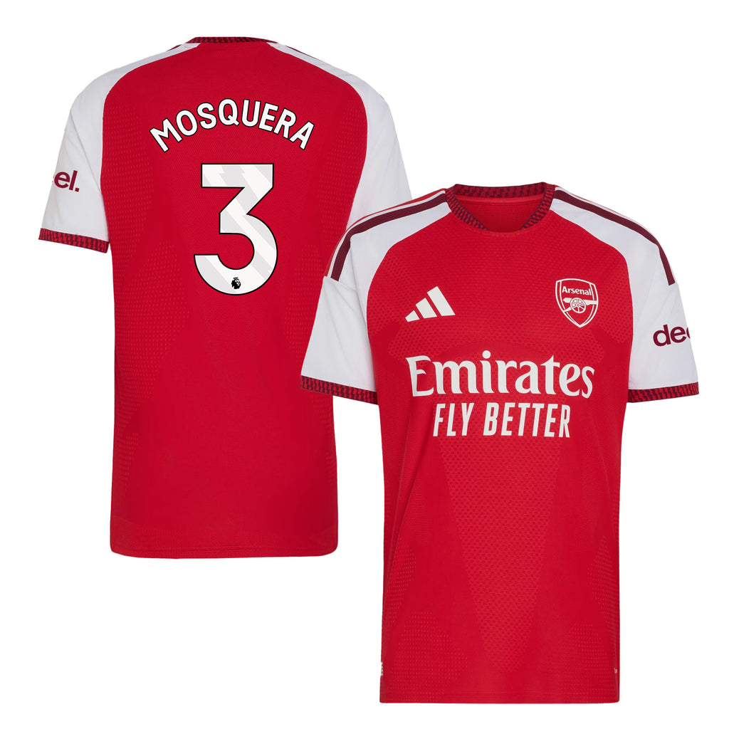 Cristhian Mosquera 3 Arsenal 2026/27 Home Jersey - Men, Red