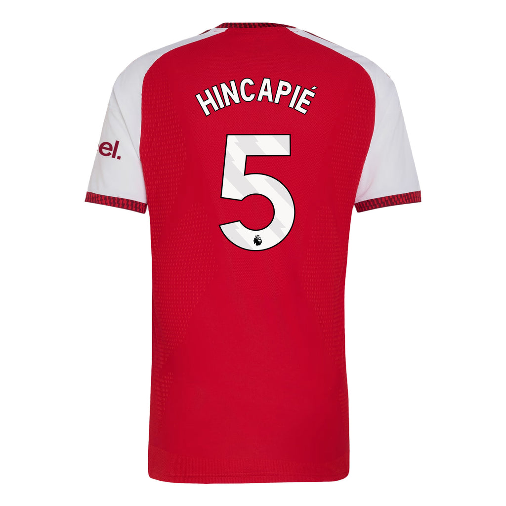 Piero Hincapié 5 Arsenal 2026/27 Home Jersey - Men, Red