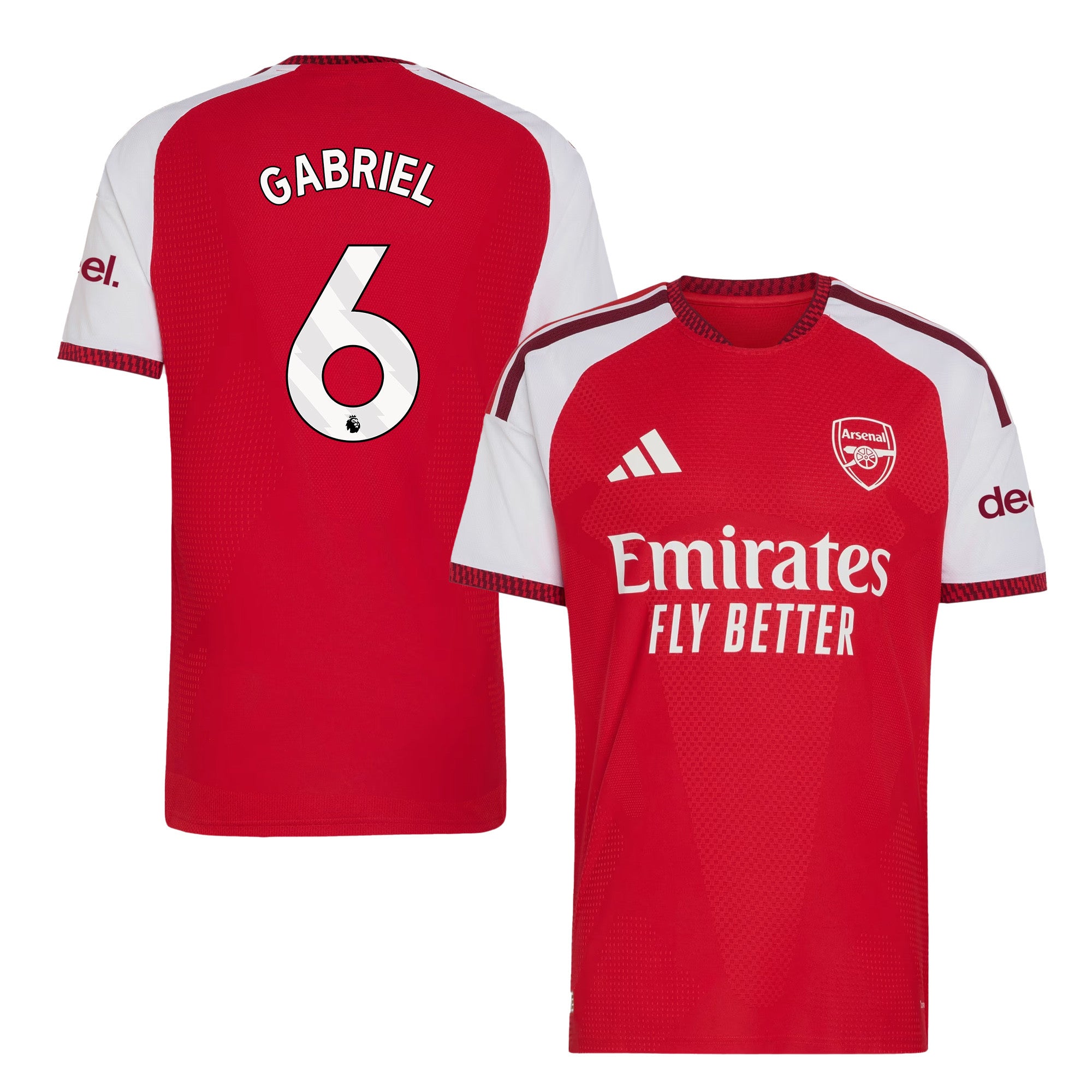 Gabriel Magalhães 6 Arsenal 2026/27 Home Jersey - Men, Red
