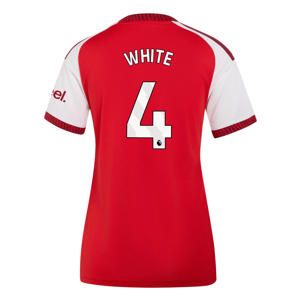 Ben White 4 Arsenal 2026/27 Home Jersey - Women, Red